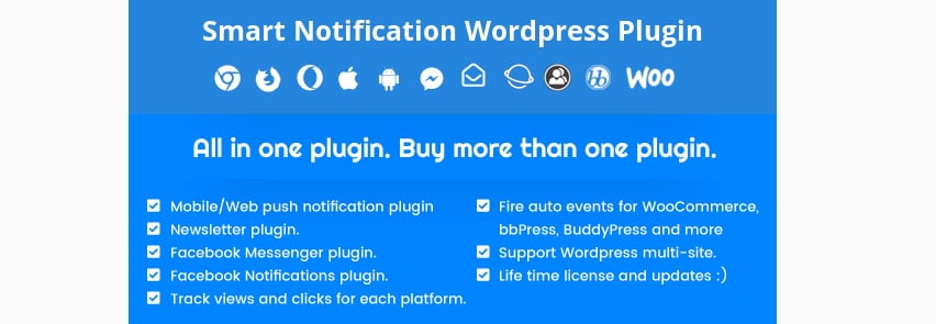 El plugin Smart Notifications.