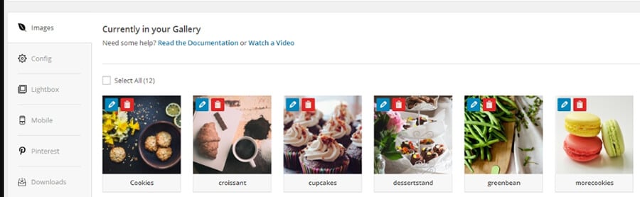El plugin Envira Gallery en acción.