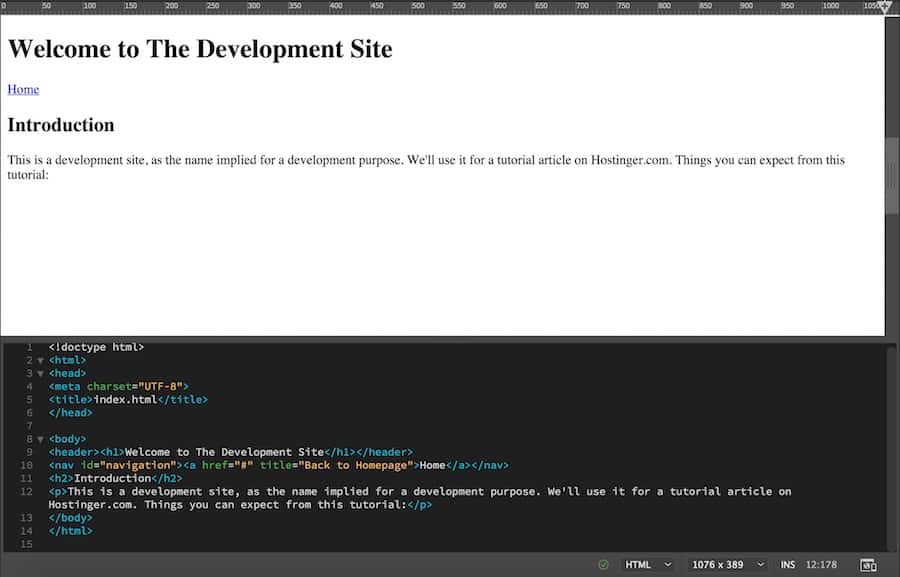 Agregar el texto de descripción del sitio web