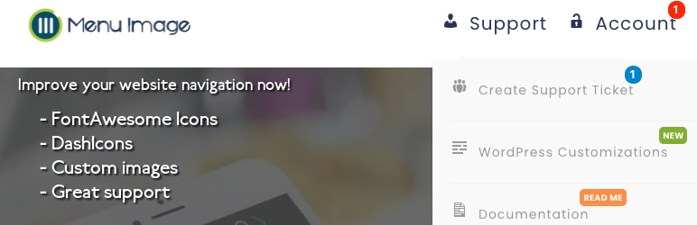 Banner del plugin menu image