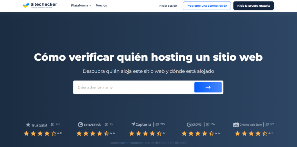 Sitio web Sitechecker
