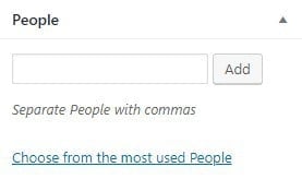Ejemplo de taxonomía personalizada