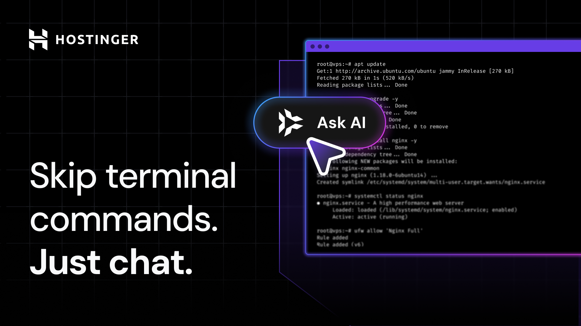 Your VPS terminal now speaks human