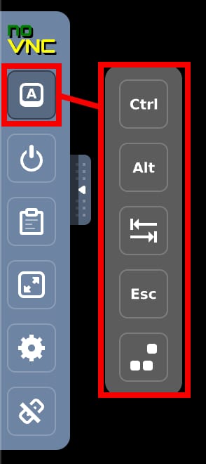O recurso Extra Keys (Teclas extras) no Terminal do navegador