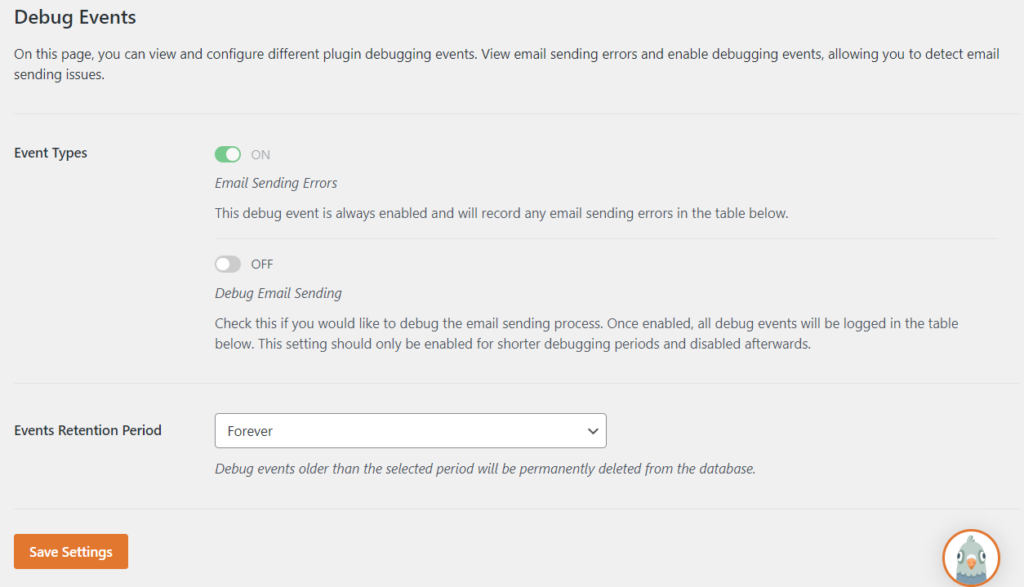 recurso de debug no plugin wp mail smtp para wordpress