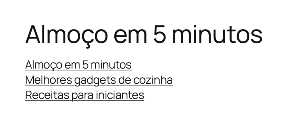 exemplo de widget em post do wordpress