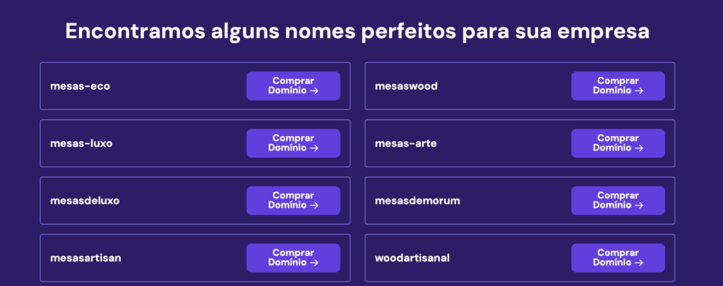 gerador de nomes de empresas com ia da hostinger