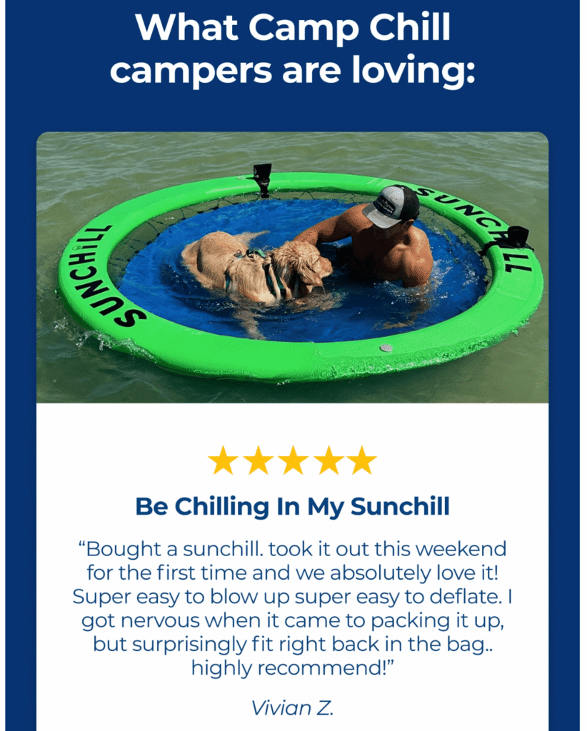 campanha de email marketing da camp chill