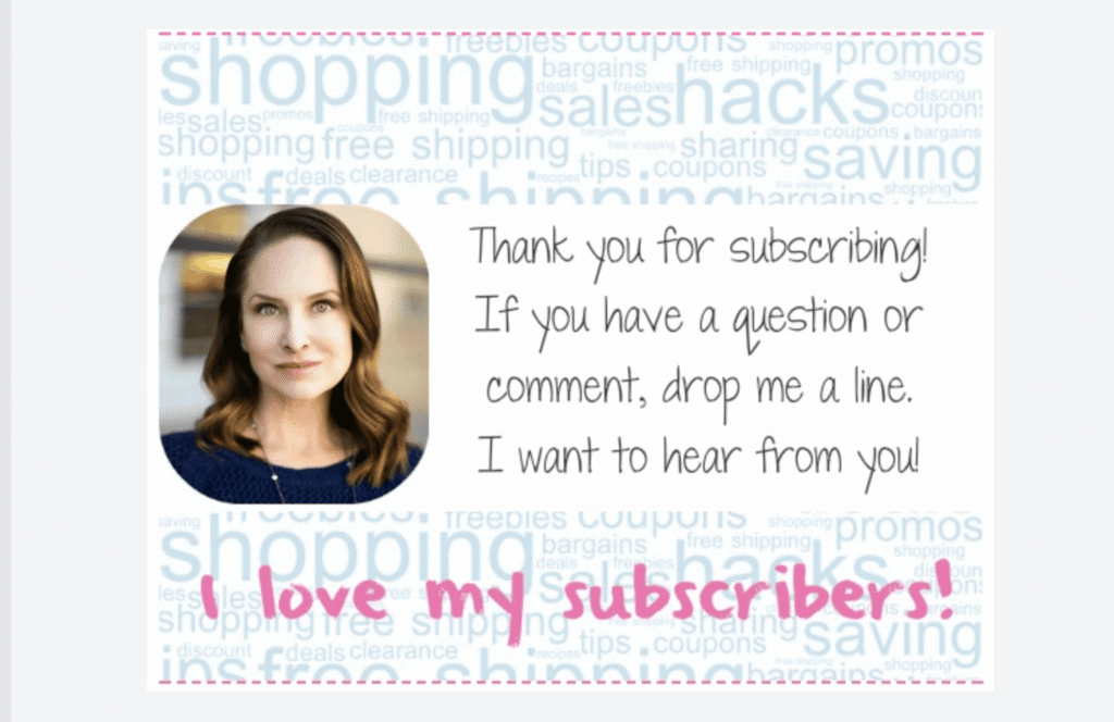 campanha de email marketing da my bargain buddy