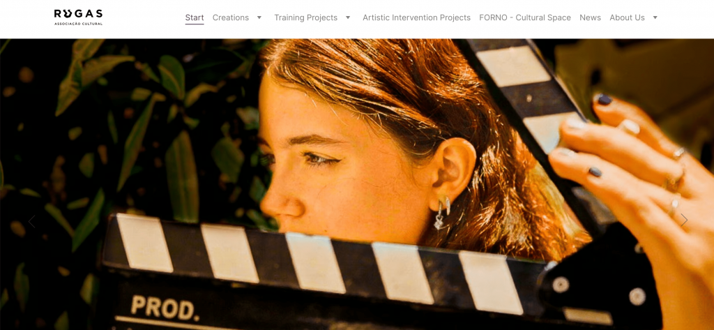 Página inicial da RUGAS