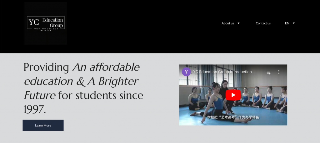 Site do YC Education Group