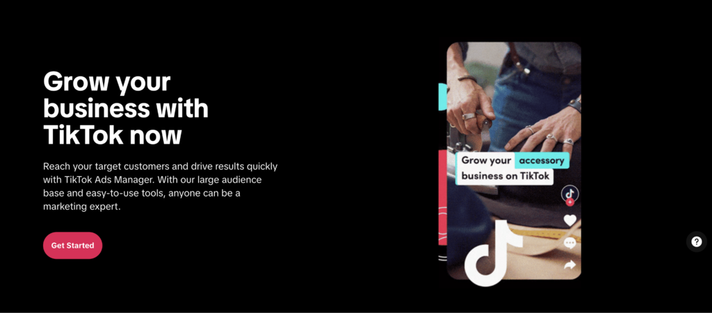 Página de monetização do TikTok