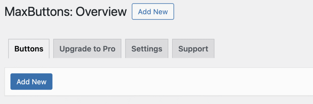 Botão Adicionar Novo do plugin MaxButton