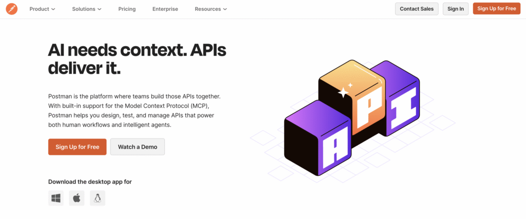 Página inicial do site do carteiro
