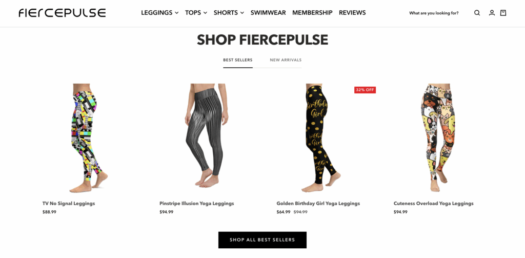 Catálogo de produtos FIERCEPULSE