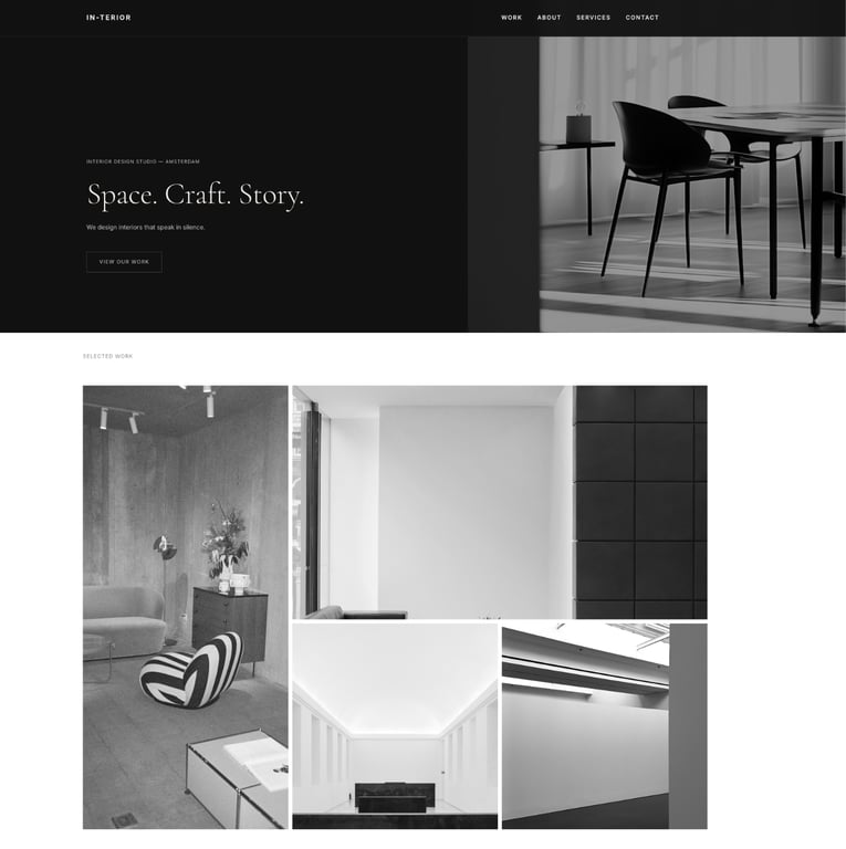 Interior designer portfolio