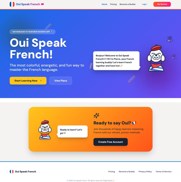 Language learning app