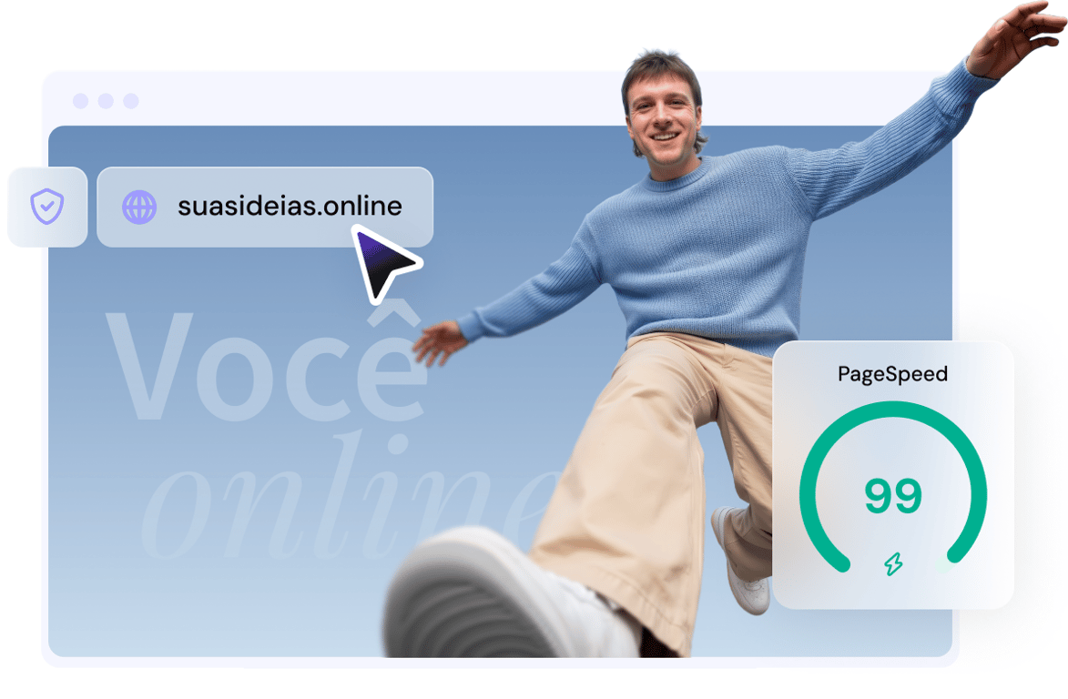 Seu site, pronto para usar desde o primeiro dia