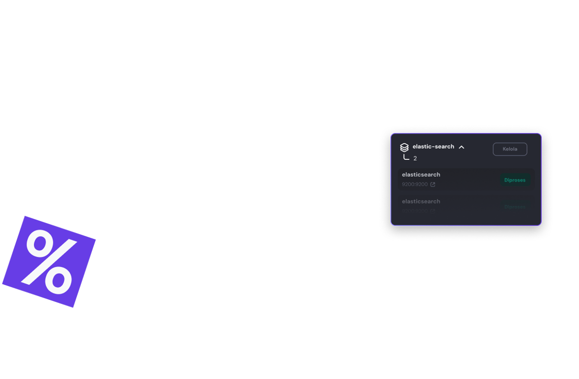 Deploy instan proyek Docker, tanpa coding