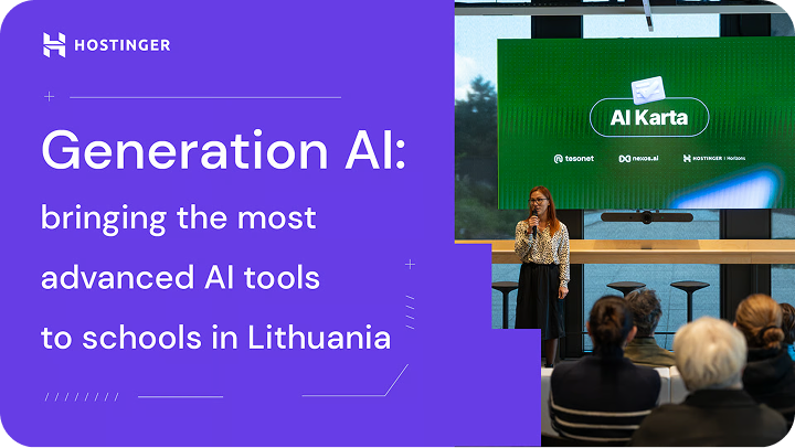 Generation AI: Bringing AI tools to Lithuanian schools