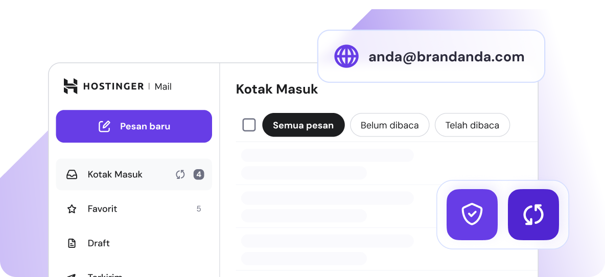 Perkuat citra dengan email bisnis