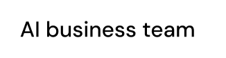 AI business team