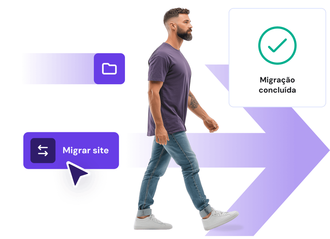 Solicitação de migração de site para mudar o provedor de hospedagem