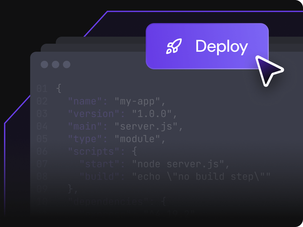 Deploy straight from IDE. No dashboard needed