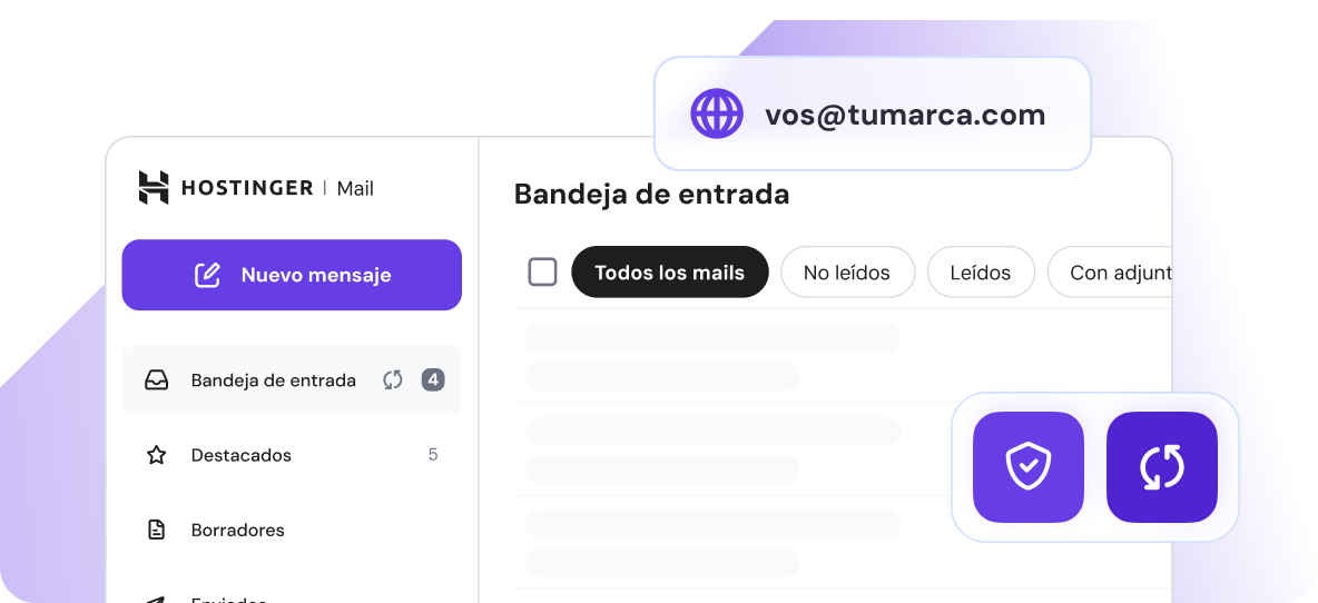 Construí confianza con un email profesional