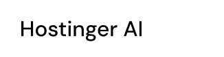 Hostinger AI