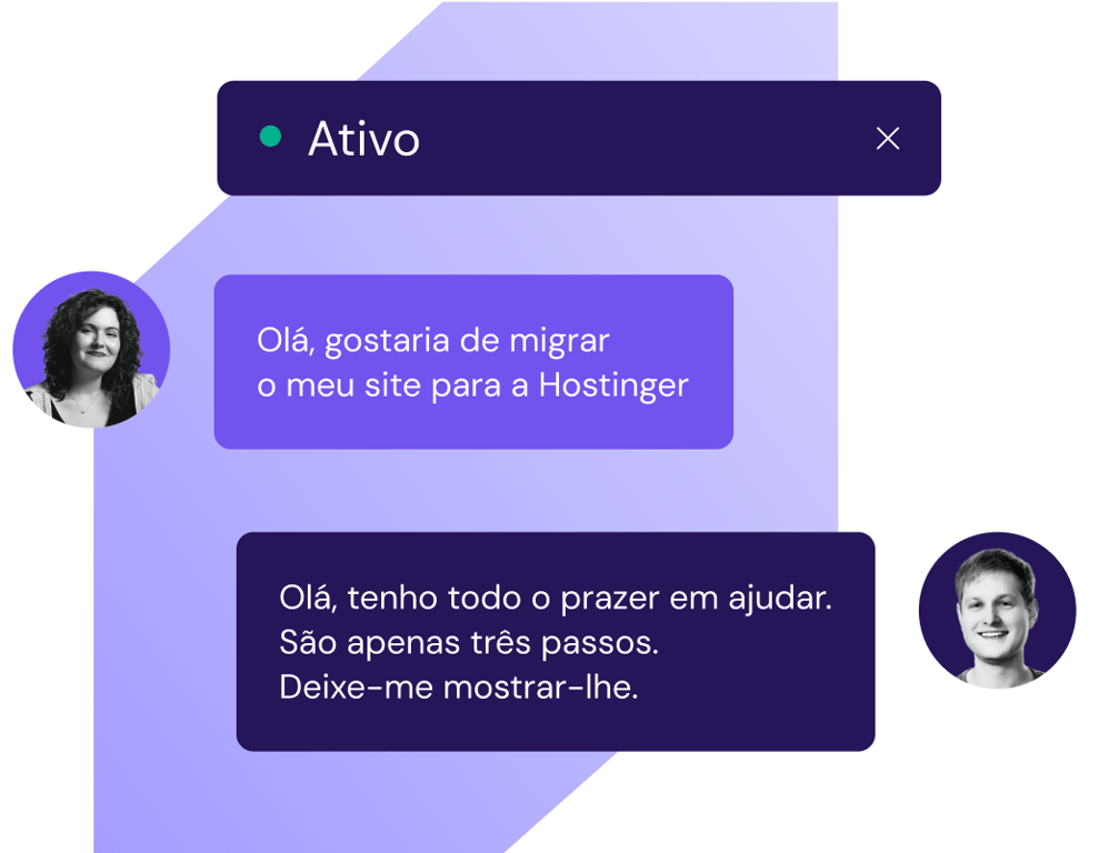 Apoio ao cliente 24/7 para o seu sucesso online