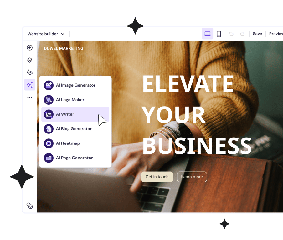 Build landing pages faster with AI