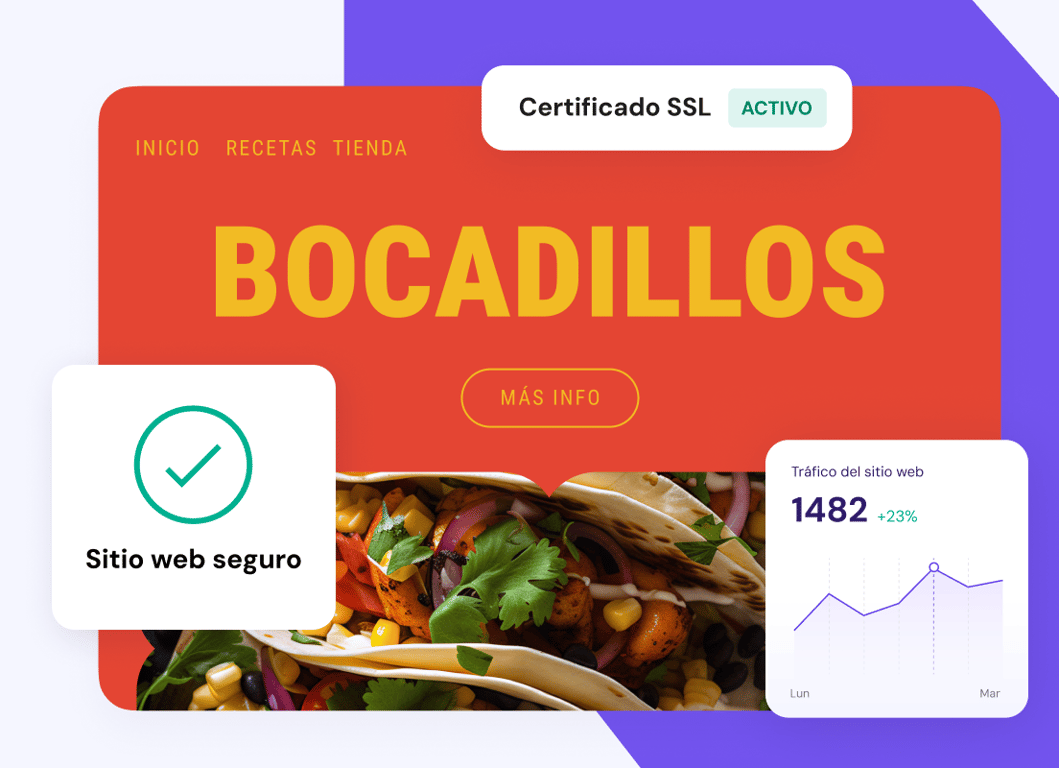 La información de tu sitio web asegurada