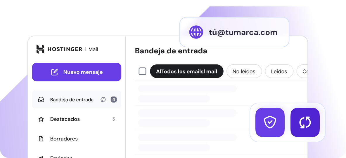 Genera confianza con un correo profesional