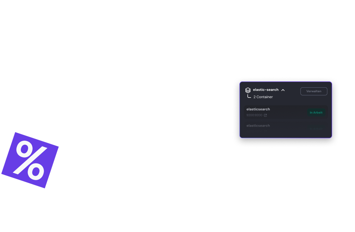 Docker-Projekte per Klick bereitstellen – ohne Code
