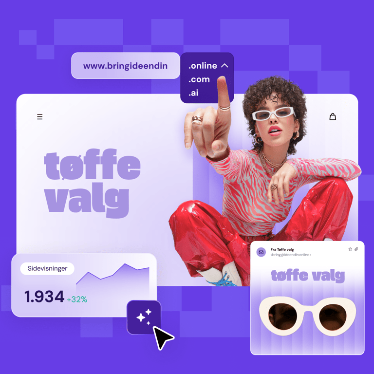 Din nettsuksess starter her