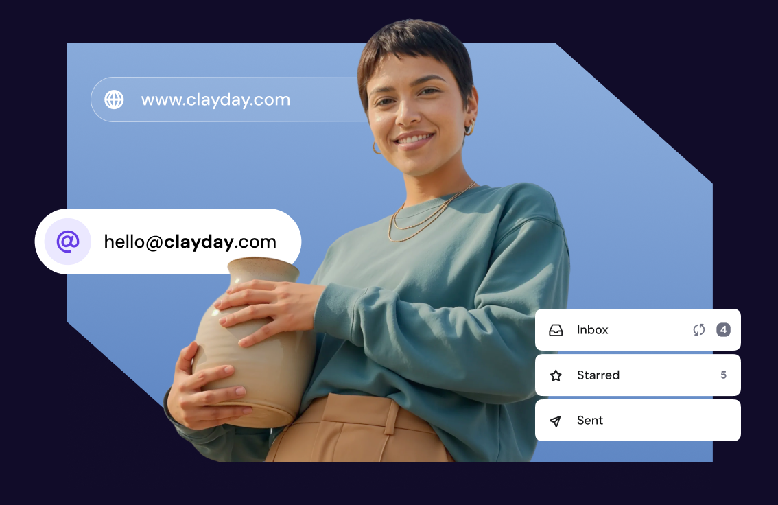 Create an email with a custom domain