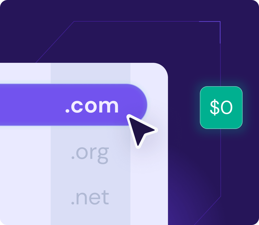 Register a domain name for free