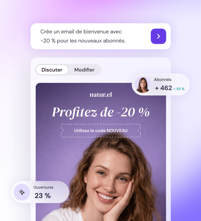 Créez des e-mails avec l'IA