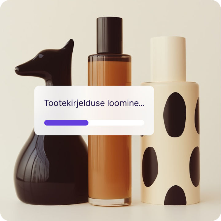 AI-põhine tootegeneraator