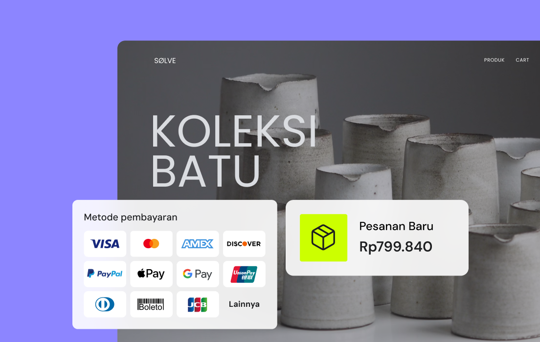 Kelola toko Anda dengan mudah