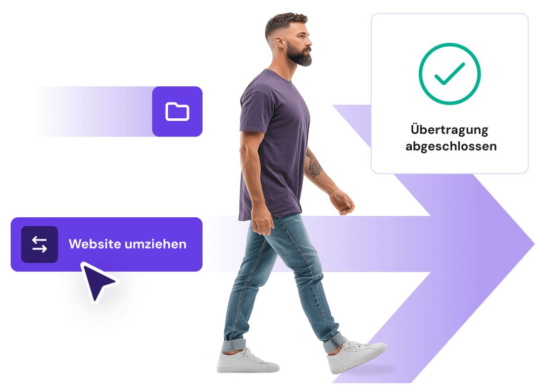 Antrag auf Website-Umzug bei Wechsel des Hosting-Anbieters