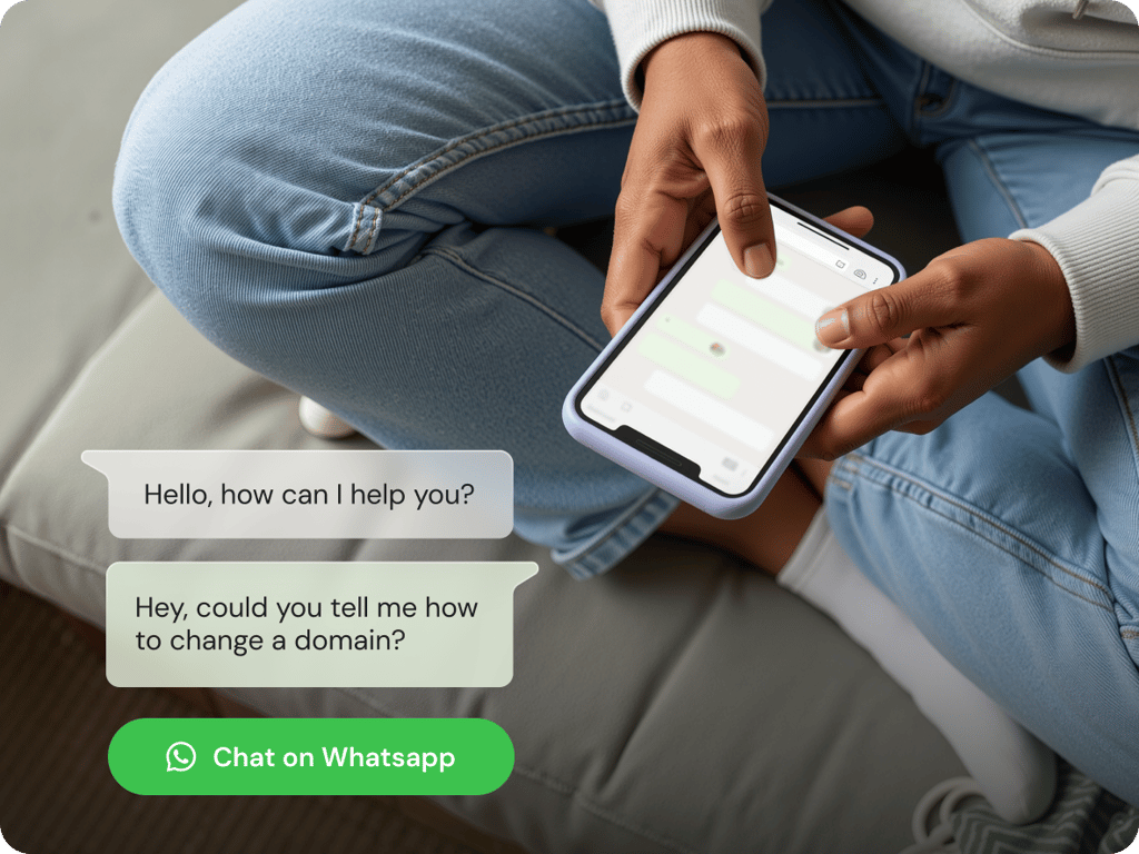 Prefer WhatsApp? Kodee's there