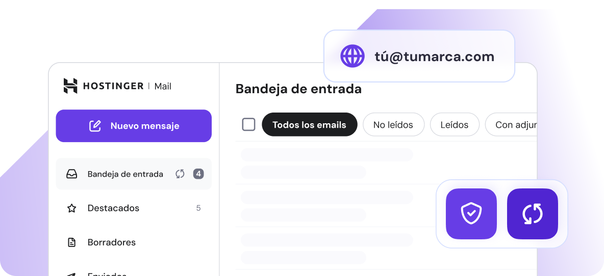 Genera confianza con un correo corporativo profesional