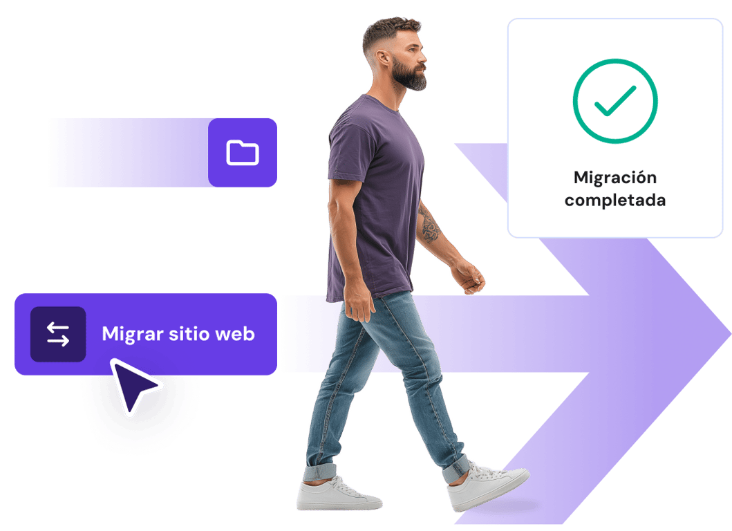 Solicitud de migración de sitio web para cambiar de proveedor de hosting