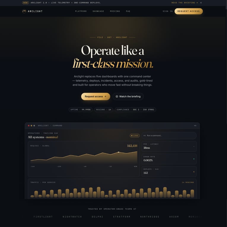 Arclight (app landing page)