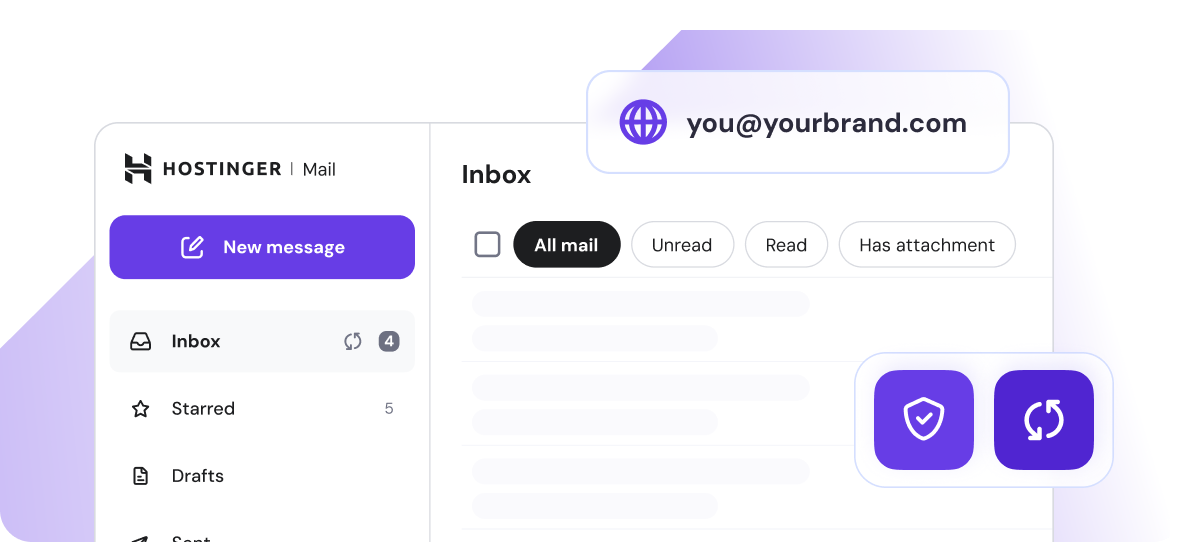 Build trust with a professional business email