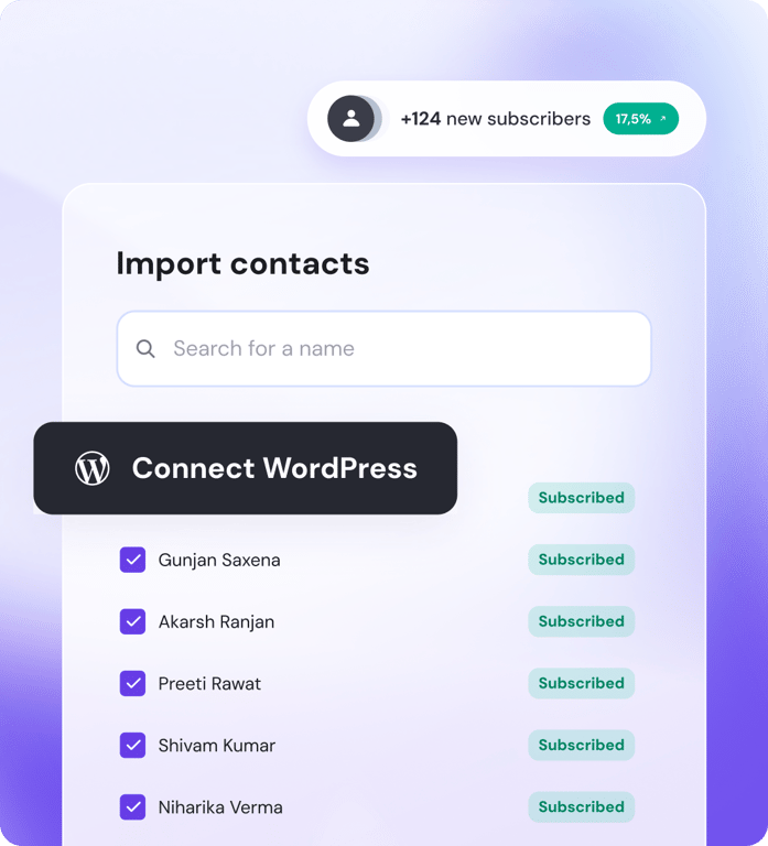 From WordPress to inbox in minutes