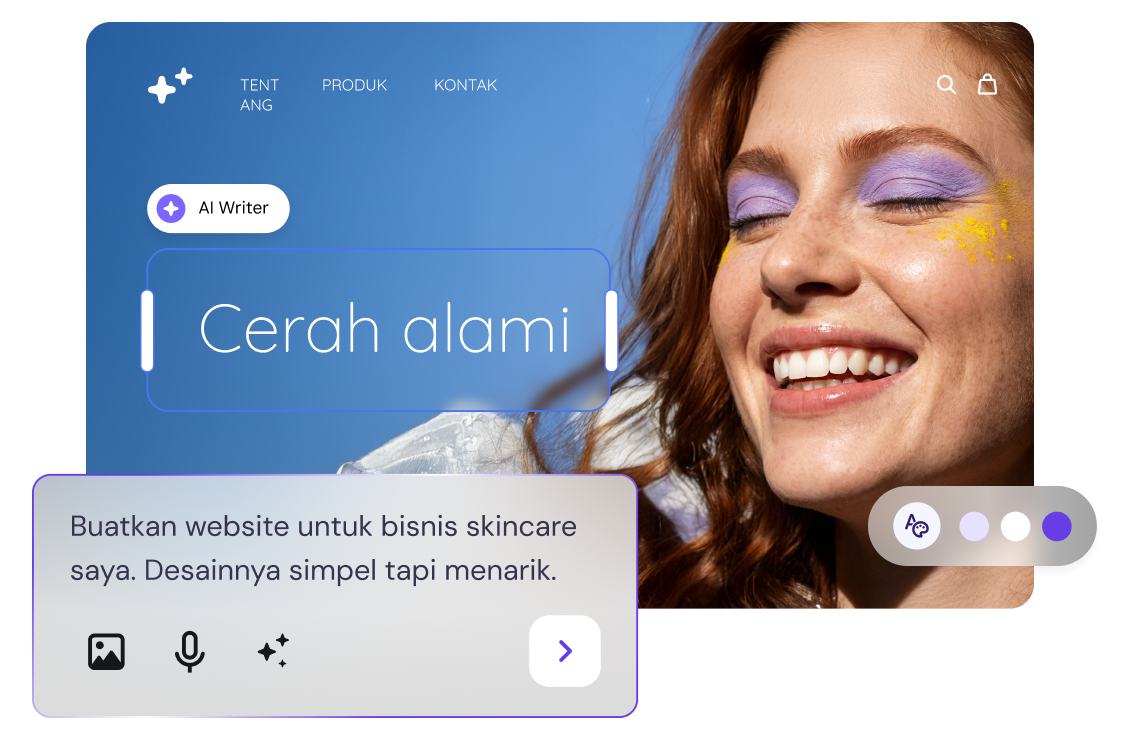 Website siap online dalam hitungan jam