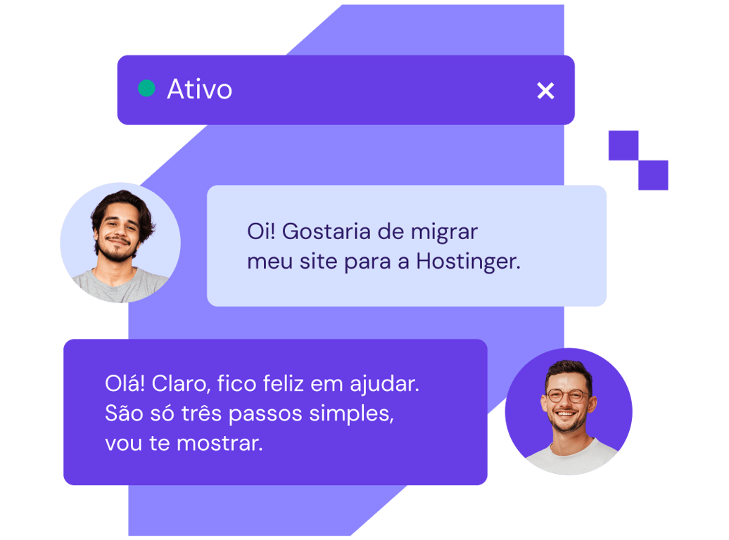 Suporte especializado sempre online